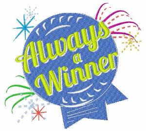 Picture of Always a Winner Machine Embroidery Design