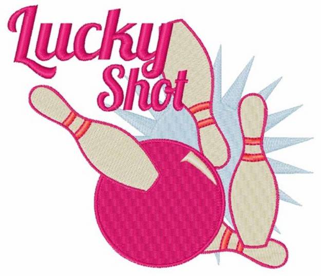 Picture of Lucky Shot Machine Embroidery Design