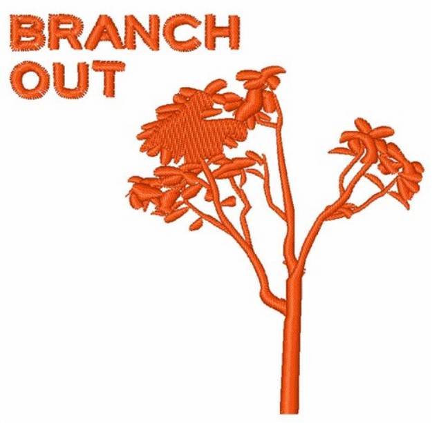 Picture of Branch Out Machine Embroidery Design