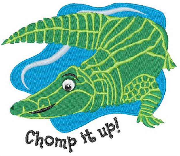 Picture of Chomp It Up Machine Embroidery Design