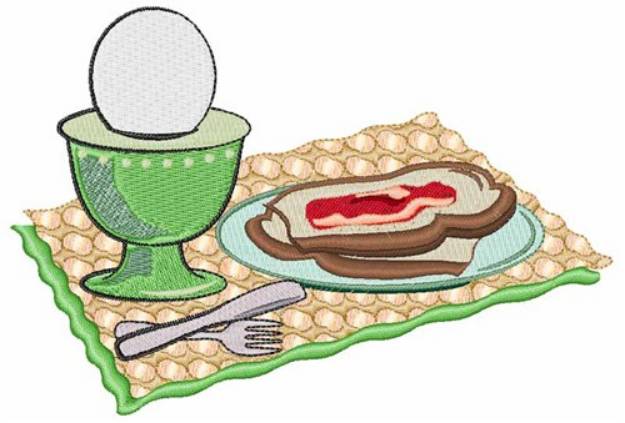 Picture of Breakfast Foods Machine Embroidery Design