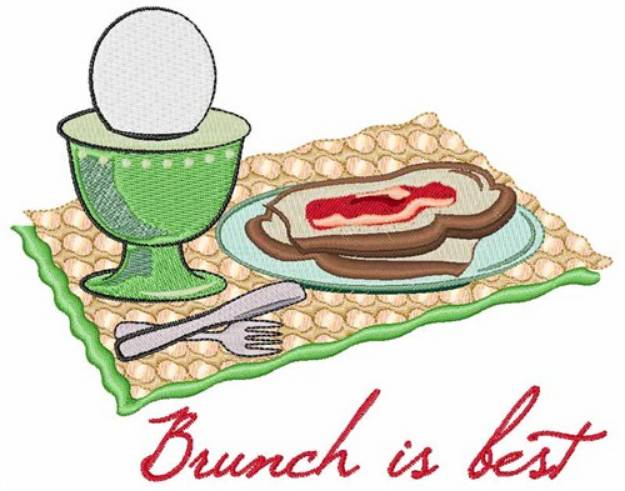 Picture of Brunch is Best Machine Embroidery Design
