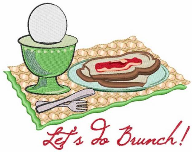 Picture of Do Brunch Machine Embroidery Design