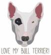 Picture of Love Terrier Machine Embroidery Design