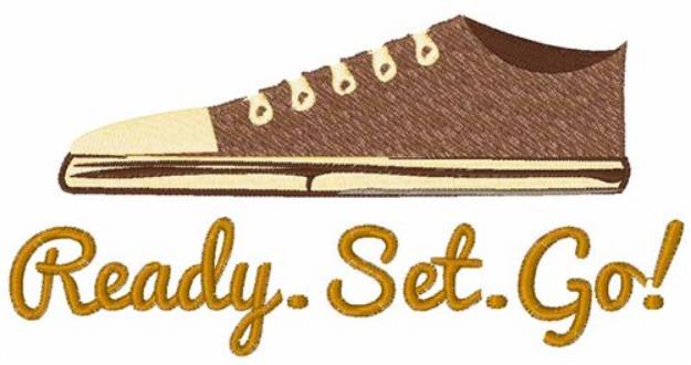 Picture of Ready Set Go Machine Embroidery Design