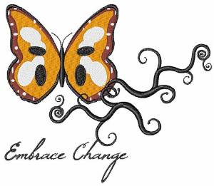 Picture of Embrace Change Machine Embroidery Design