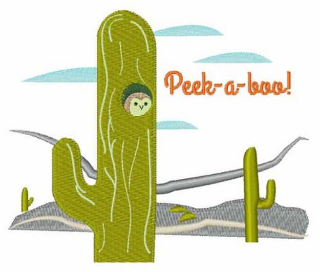 Picture of Peek-a-boo! Machine Embroidery Design