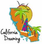 Picture of California Dreaming Machine Embroidery Design