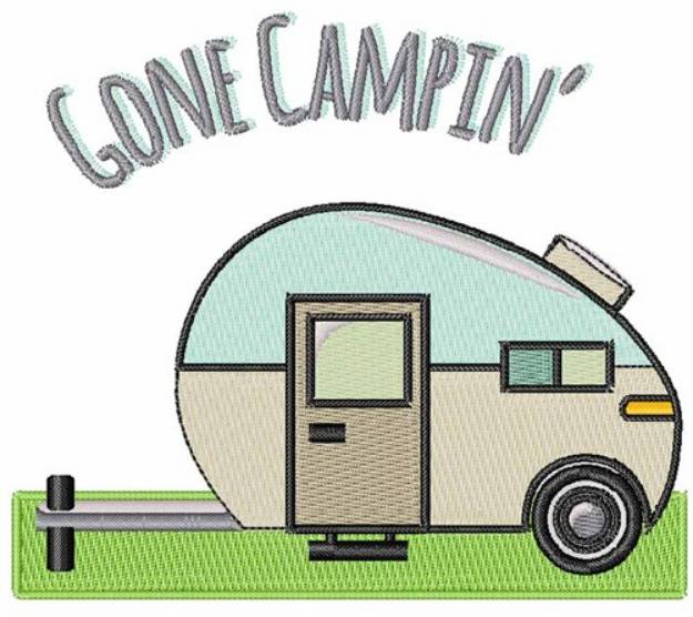 Picture of Gone Campin Machine Embroidery Design