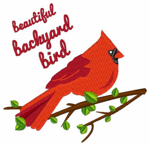Picture of Beautiful Bird Machine Embroidery Design