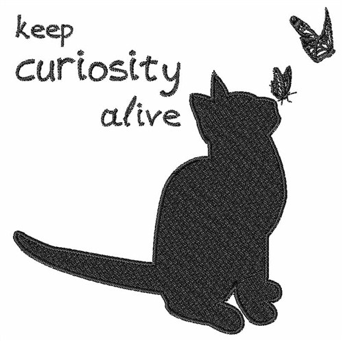 Curiosity Alive Machine Embroidery Design