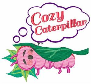 Picture of Cozy Caterpillar Machine Embroidery Design