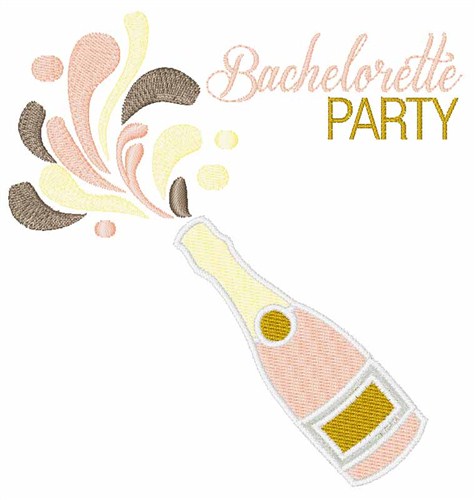 Bachelorette Party Machine Embroidery Design