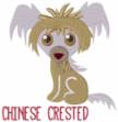 Picture of Chinese Crested Machine Embroidery Design