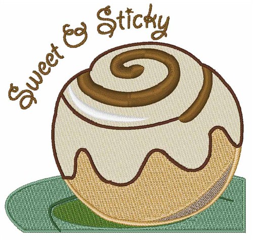 Sweet & Sticky Machine Embroidery Design
