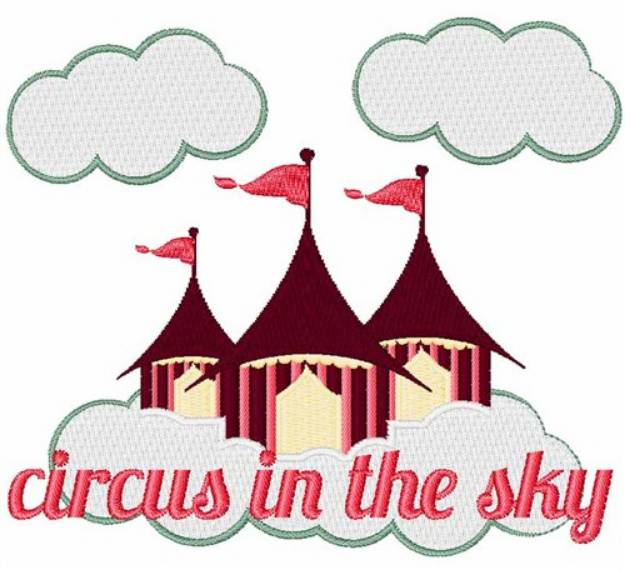 Picture of Circus in the Sky Machine Embroidery Design