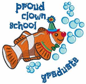 Picture of Proud Clown Machine Embroidery Design