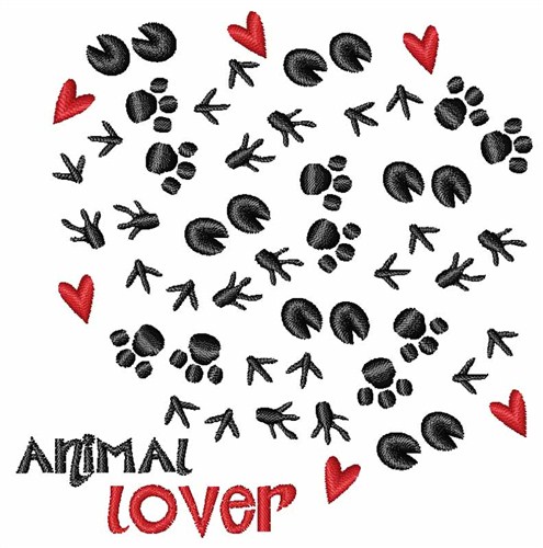 Animal Lover Machine Embroidery Design