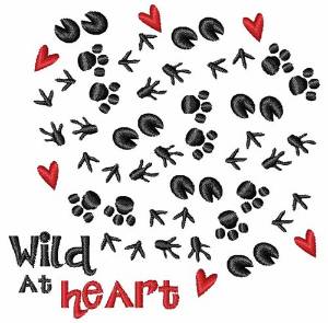 Picture of Wild at Heart Machine Embroidery Design