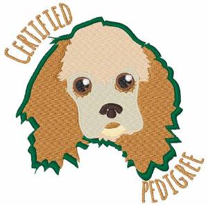 Picture of Certified Pedigree Machine Embroidery Design