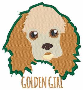 Picture of Golden Girl Machine Embroidery Design