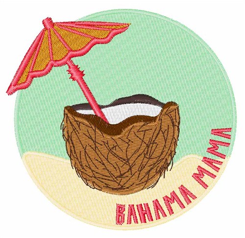 Bahama Mama Machine Embroidery Design