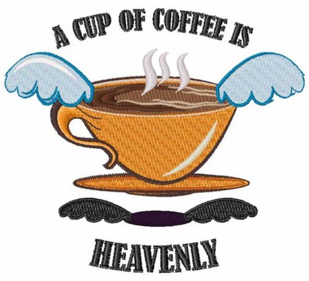 Picture of Heavenly Coffee Machine Embroidery Design