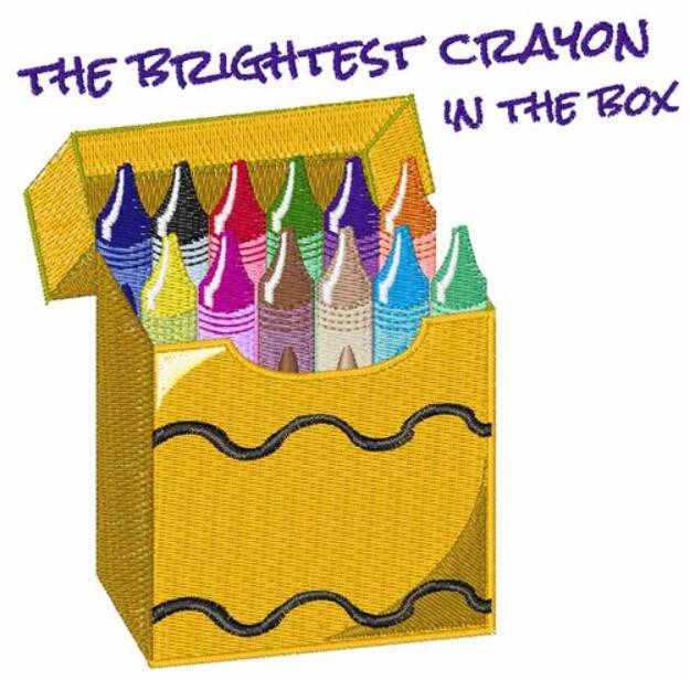 Picture of Brightest Crayon Machine Embroidery Design
