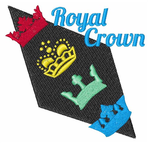 Royal Crown Machine Embroidery Design