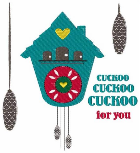 Picture of Cuckoo For You Machine Embroidery Design