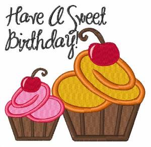 Picture of Sweet Birthday Machine Embroidery Design