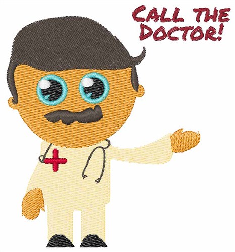Call The Doctor Machine Embroidery Design
