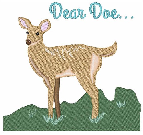 Dear Doe Machine Embroidery Design