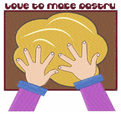Making Pastry Machine Embroidery Design