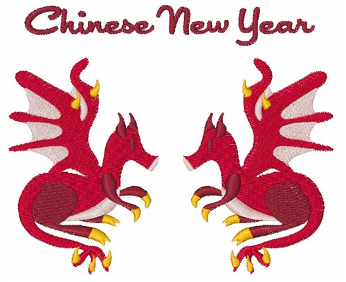 Chinese New Year Machine Embroidery Design