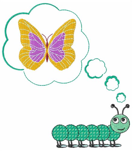 Butterfly Dream Machine Embroidery Design