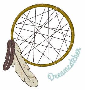 Picture of Indian Dreamcatcher Machine Embroidery Design