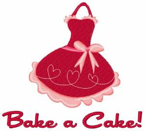 Picture of Bake A Cake Machine Embroidery Design