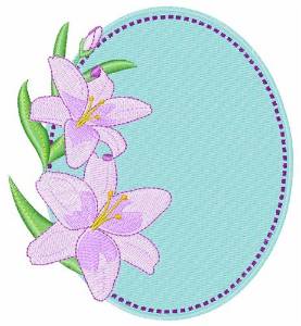 Picture of Easter Frame Machine Embroidery Design