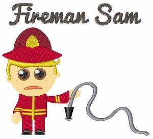 Picture of Fireman Sam Machine Embroidery Design