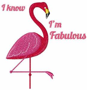 Picture of Im Fabulous Machine Embroidery Design
