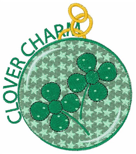Clover Charm Machine Embroidery Design