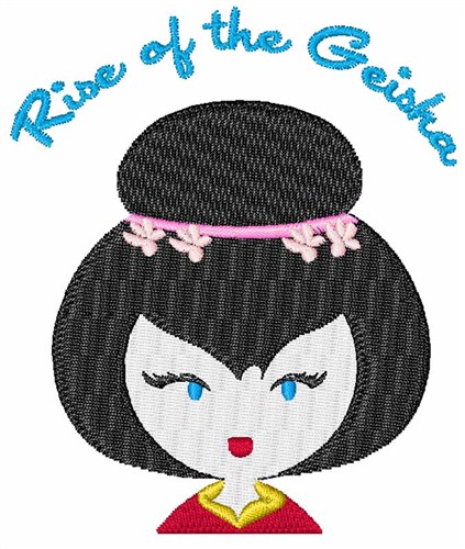 Rise Of The Geisha Machine Embroidery Design