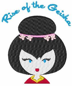 Picture of Rise Of The Geisha Machine Embroidery Design