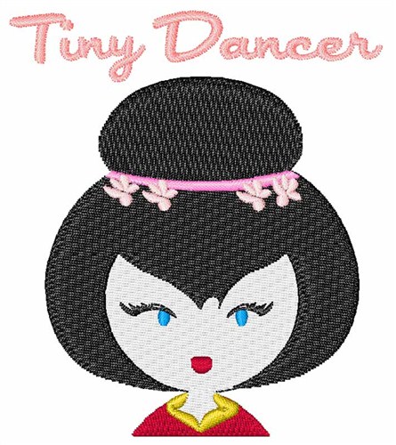 Tiny Dancer Machine Embroidery Design