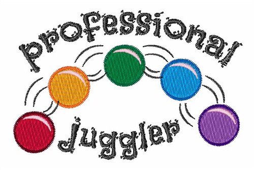 Pro Juggler Machine Embroidery Design