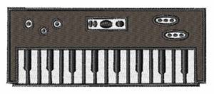 Picture of Keyboard Machine Embroidery Design