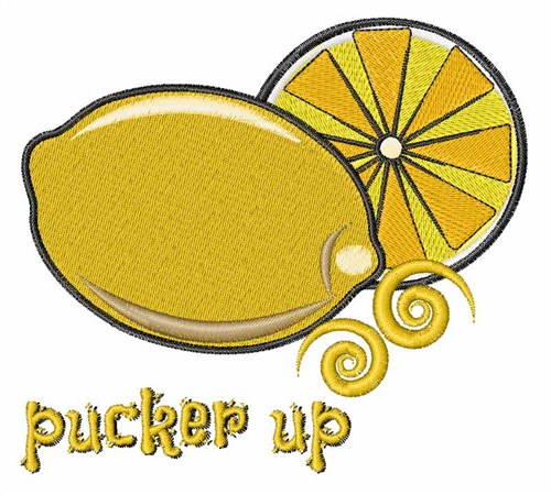 Pucker Up Machine Embroidery Design