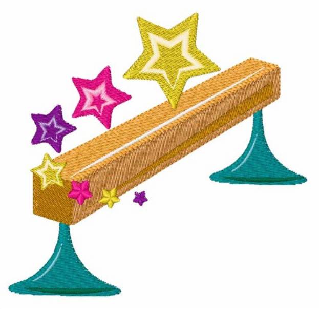 Picture of Balance Beam Machine Embroidery Design