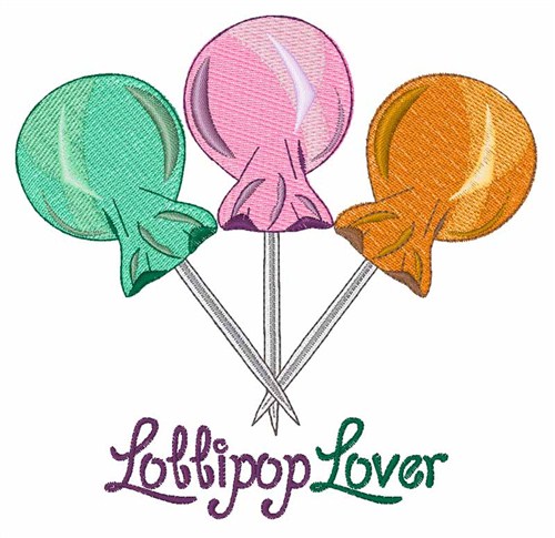 Lollipop Lover Machine Embroidery Design